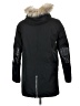 Sandro 100% Cotton Black Coat Size Sm (1) - photo 2