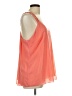 Thalia Sodi 100% Polyester Orange Sleeveless Blouse Size L - photo 4