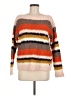 Numph Stripes Orange Pullover Sweater Size M - photo 1