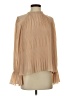 DR2 100% Polyester Tan Long Sleeve Blouse Size S - photo 1