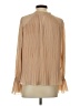 DR2 100% Polyester Tan Long Sleeve Blouse Size S - photo 2