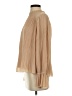 DR2 100% Polyester Tan Long Sleeve Blouse Size S - photo 5