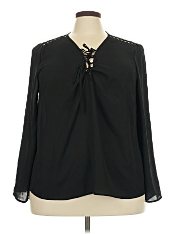 Charlotte Russe Long Sleeve Blouse (view 1)