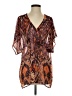 CAbi 100% Polyester Brown 3/4 Sleeve Blouse Size XS - photo 1