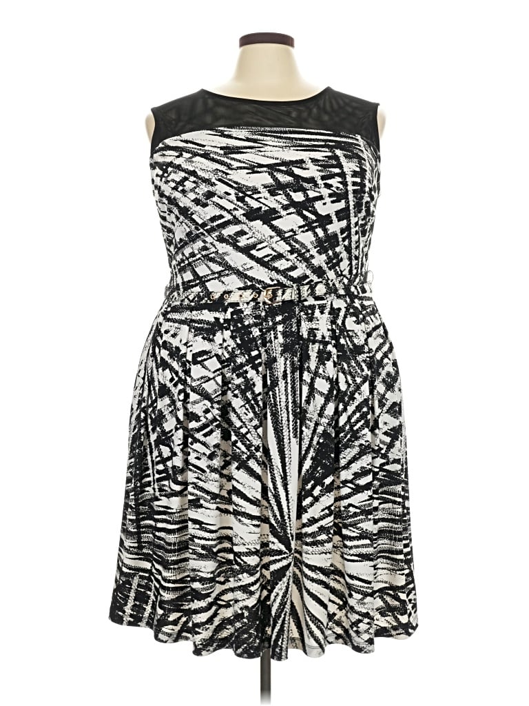 Pre-owned Sandra Darren Cocktail Dress In Black