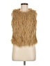 Yoki 100% Polyester Gold Faux Fur Vest Size M - photo 1