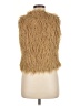Yoki 100% Polyester Gold Faux Fur Vest Size M - photo 2