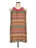 Unbranded 100% Polyester Print Pink Casual Dress Size XL - photo 1
