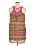 Unbranded 100% Polyester Print Pink Casual Dress Size XL - photo 2
