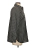 Talbots Polka Dots Black Long Sleeve Blouse Size 4 - photo 4