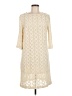 Chico's Ivory Casual Dress Size Med (1.5) - photo 1