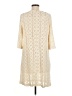 Chico's Ivory Casual Dress Size Med (1.5) - photo 2