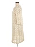 Chico's Ivory Casual Dress Size Med (1.5) - photo 5