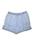 Madewell Chevron-herringbone Blue Denim Shorts Size M - photo 2
