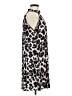 Unbranded 100% Polyester Animal Print Black Cocktail Dress Size M - photo 4
