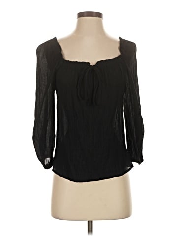 All in Favor 3/4 Sleeve Blouse (view 1)