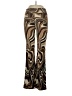 Flirtatious Print Brown Casual Pants Size S - photo 1