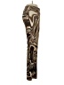 Flirtatious Print Brown Casual Pants Size S - photo 4