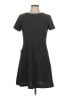 Ann Taylor LOFT Chevron-herringbone Gray Casual Dress Size 10 - photo 1