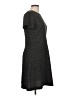 Ann Taylor LOFT Chevron-herringbone Gray Casual Dress Size 10 - photo 4
