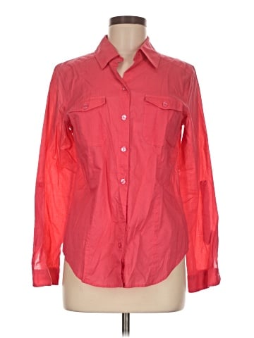 Laura Scott Long Sleeve Button-Down Shirt (view 1)