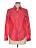Laura Scott 100% Cotton Color Block Red Long Sleeve Button-Down Shirt Size M - photo 1