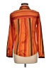 Anne Klein II 100% Silk Color Block Orange Blouse Size 6 - photo 2