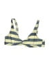 Solid & Striped Stripes Yellow Swimsuit Top Size S - photo 1