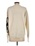 Shein 100% Acrylic Floral Ivory Pullover Sweater Size 4 - photo 2