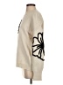 Shein 100% Acrylic Floral Ivory Pullover Sweater Size 4 - photo 5
