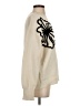 Shein 100% Acrylic Floral Ivory Pullover Sweater Size 4 - photo 4