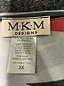 MKM Designs Red 3/4 Sleeve Blouse Size 3X - photo 7