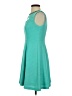 Sandra Darren Solid Teal Casual Dress Size 4 (petite) - photo 5