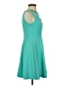 Sandra Darren Solid Teal Casual Dress Size 4 (petite) - photo 4