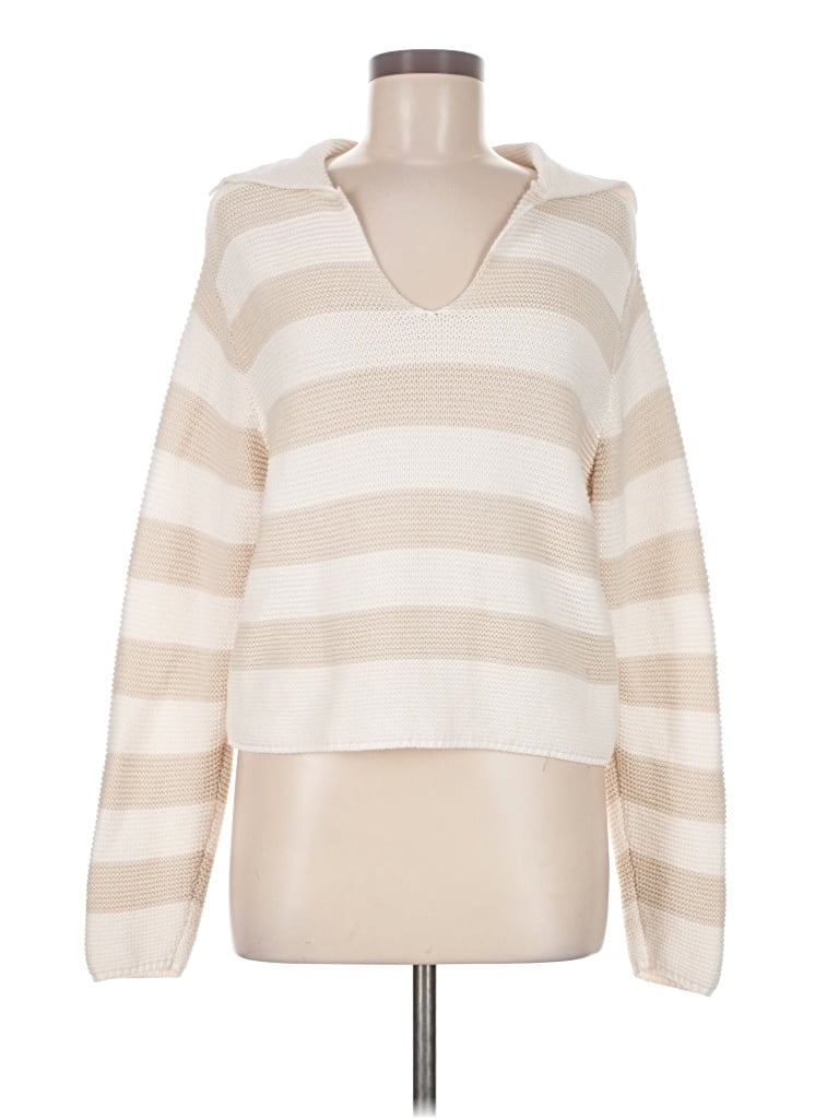Pre-owned Moon & Madison Pullover Sweater In Ivory