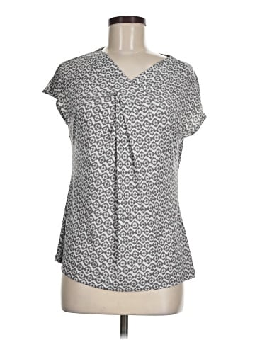 Liz Claiborne Short Sleeve Blouse (view 1)