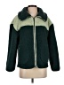 Universal Thread 100% Polyester Color Block Green Fleece Size XS - photo 1