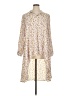 Lena Gabrielle Ivory Long Sleeve Button-Down Shirt Size XL - photo 1