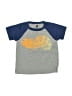 Tea 100% Cotton Color Block Blue Short Sleeve T-Shirt Size 6-12 mo - photo 1