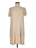 Express Solid Tan Casual Dress Size M - photo 1
