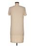 Express Solid Tan Casual Dress Size M - photo 2