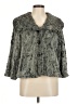 CAbi 100% Polyester Gray Faux Fur Jacket Size M - photo 1