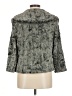 CAbi 100% Polyester Gray Faux Fur Jacket Size M - photo 2
