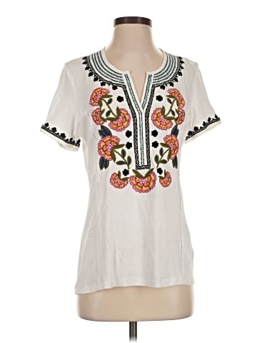 Boston Proper Short Sleeve Blouse - front