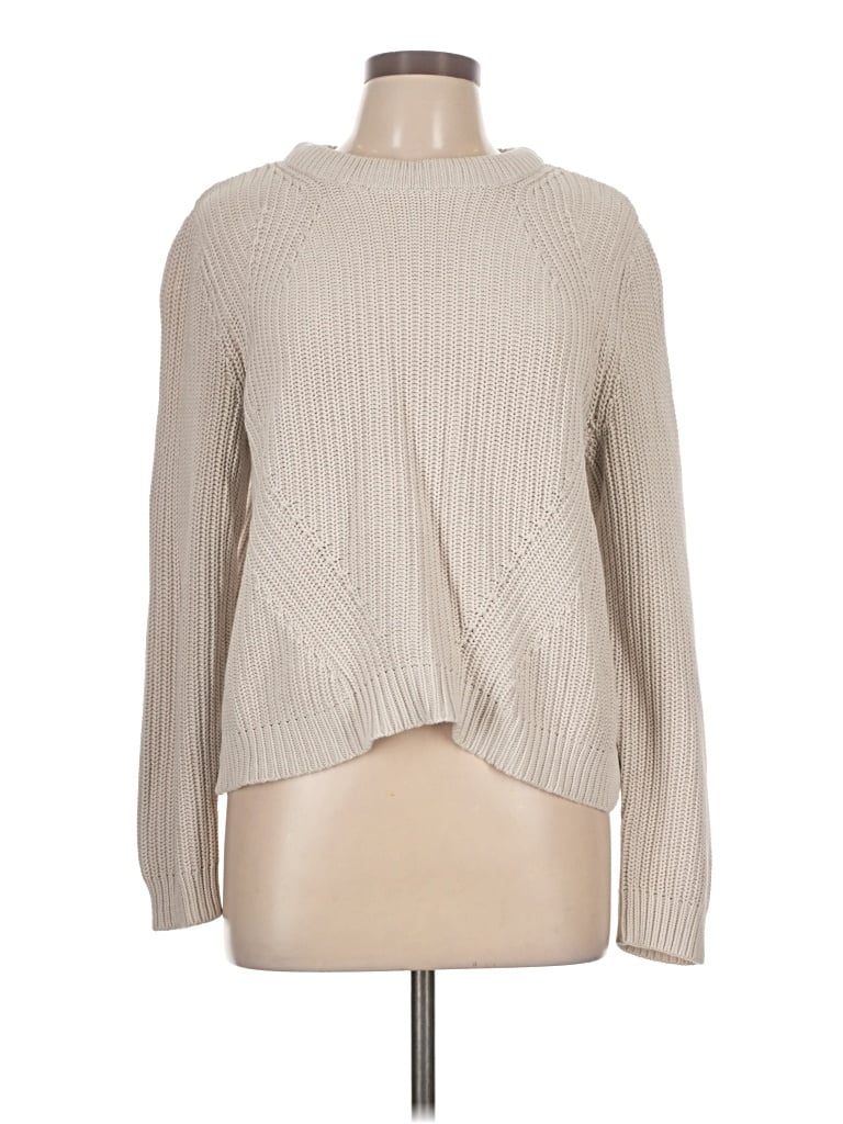 Pre-owned H&m Pullover Sweater In Tan