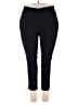 dalia Solid Black Active Pants Size 18w - photo 1