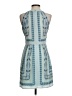 BCBGMAXAZRIA Print Blue Casual Dress Size 2 - photo 2