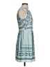 BCBGMAXAZRIA Print Blue Casual Dress Size 2 - photo 4