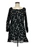 Cotton Candy LA 100% Polyester Stars Black Cocktail Dress Size L - photo 1