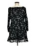 Cotton Candy LA 100% Polyester Stars Black Cocktail Dress Size L - photo 2